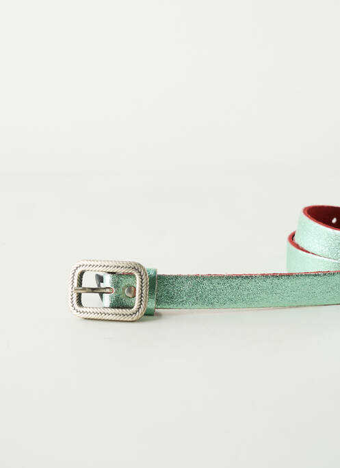 Ceinture coutures renforcées vert YOLETE femme