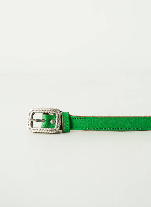 Ceinture coutures renforcées vert clair YOLETE femme