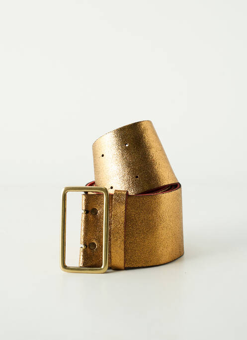 Ceinture effet matière satinée or YOLETE femme