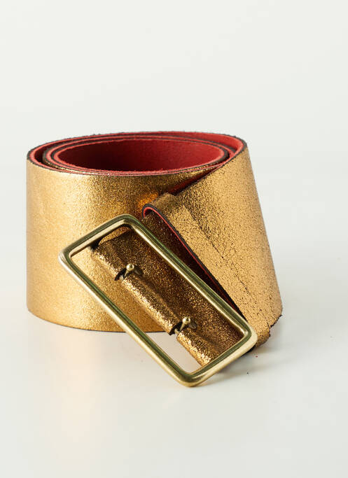 Ceinture effet matière satinée or YOLETE femme