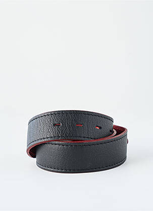 Ceinture coutures renforcées noir YOLETE unisexe