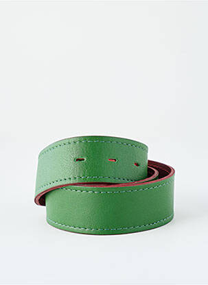 Ceinture coutures renforcées vert YOLETE unisexe
