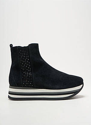 Bottines/boots nubuck talon de 4 à 6cm noir SOFTWAVES femme
