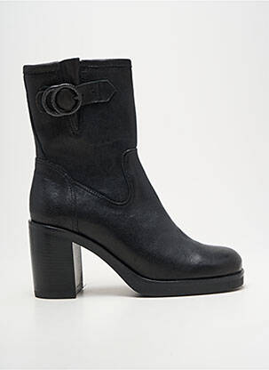 Bottines/boots matière lisse talon de 7 à 9cm noir MINKA DESIGN femme