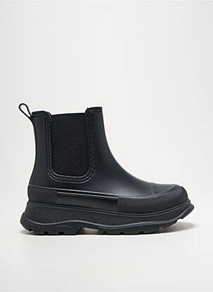 Bottines/boots tissage satiné talon de 4 à 6cm noir COLORS OF CALIFORNIA femme