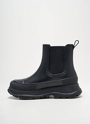 Bottines/boots tissage satiné talon de 4 à 6cm noir COLORS OF CALIFORNIA femme