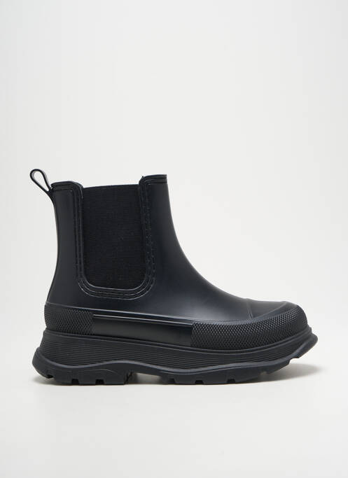 Bottines/boots tissage satiné talon de 4 à 6cm noir COLORS OF CALIFORNIA femme