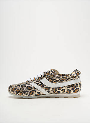 Baskets talon plat jusqu'à 3cm or INSIDE femme
