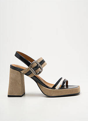 Sandales/nu pieds talon de 7 à 9cm noir CASTA femme