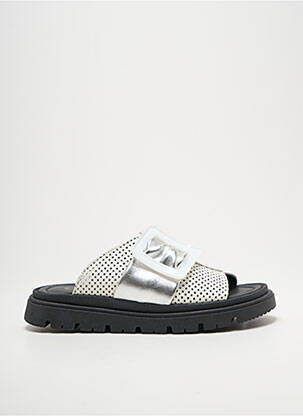 Mules/Sabots argent CASTA pour femme