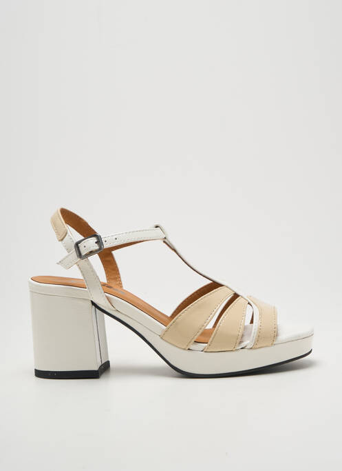 Sandales/nu pieds talon de 4 à 6cm beige CASTA femme