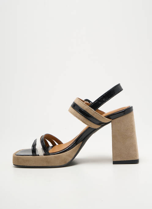 Sandales/Nu pieds noir CASTA femme