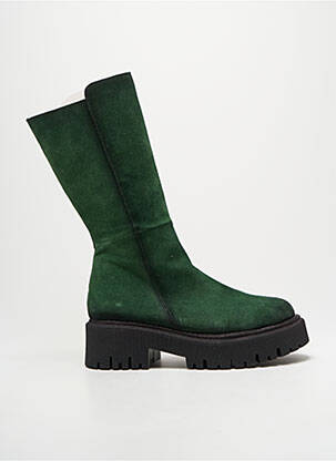 Bottes talon de 4 à 6cm vert LITTLE ...LA SUITE femme