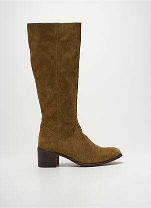 Bottes talon de 4 à 6cm marron ALIWELL femme