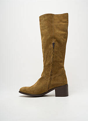 Bottes talon de 4 à 6cm marron ALIWELL femme