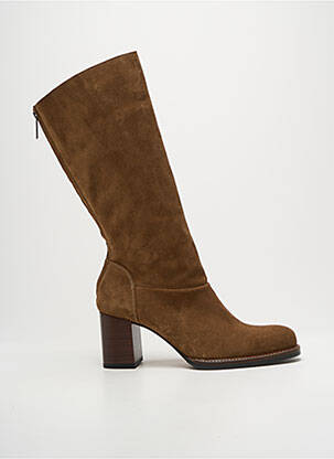 Bottes talon de 4 à 6cm marron MURATTI femme