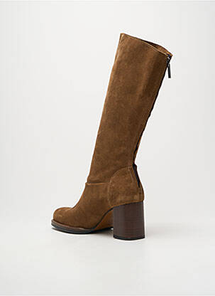 Bottes talon de 4 à 6cm marron MURATTI femme