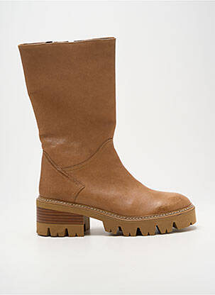 Bottes talon de 4 à 6cm beige MINKA DESIGN femme