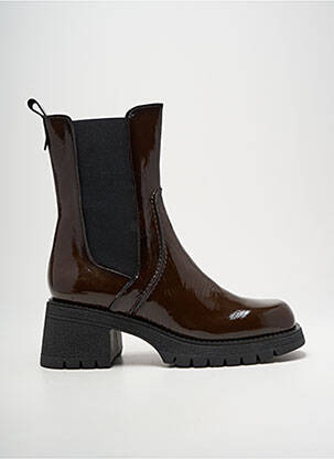 Bottines/boots talon de 4 à 6cm marron CASTA femme