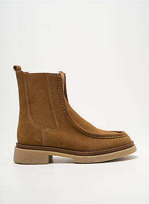 Bottines/boots talon plat jusqu'à 3cm marron REQINS femme