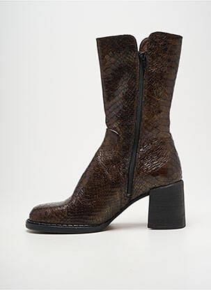 Bottines/boots talon de 4 à 6cm marron MURATTI femme