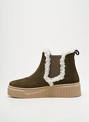 Bottines/boots talon de 4 à 6cm vert COCO ET ABRICOT femme