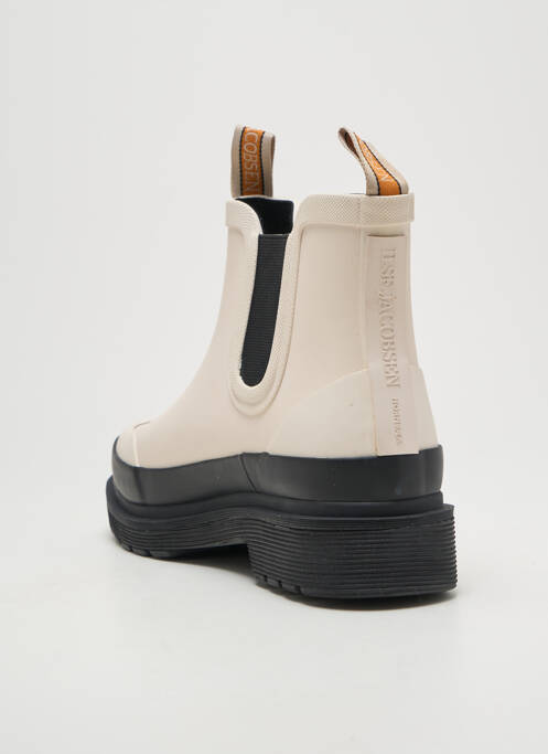 Bottines/boots talon de 4 à 6cm beige ILSE JACOBSEN femme