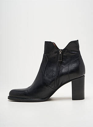 Bottines/boots matière lisse talon de 7 à 9cm noir MURATTI femme