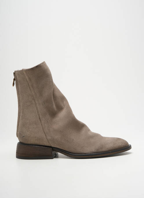 Bottines/boots bout pointu talon plat jusqu'à 3cm gris MIMMU femme