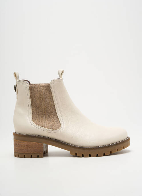 Bottines/Boots beige MINKA DESIGN pour femme