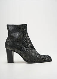Bottines/boots tissage satiné talon de 7 à 9cm argent MYMA femme