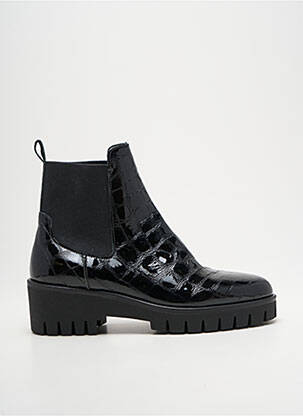 Bottines/boots matière lisse talon de 4 à 6cm noir MYMA femme
