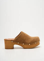 Mules/Sabots marron COCO ET ABRICOT pour femme seconde vue