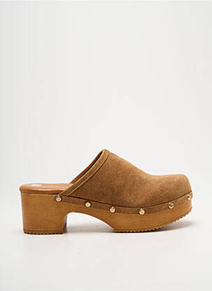 Mules/Sabots marron COCO ET ABRICOT pour femme