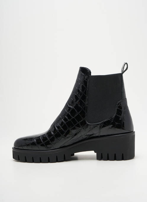 Bottines/boots matière lisse talon de 4 à 6cm noir MYMA femme