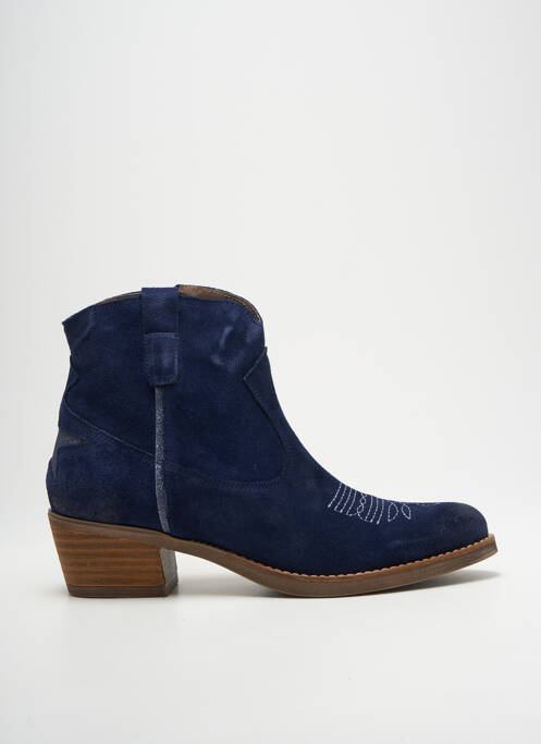 Bottines/Boots bleu MKD pour femme