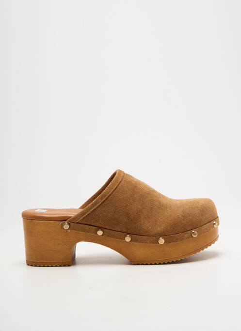 Mules/Sabots marron COCO ET ABRICOT pour femme