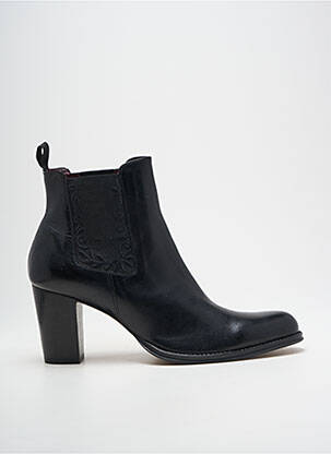 Bottines/boots matière lisse talon de 7 à 9cm noir MURATTI femme