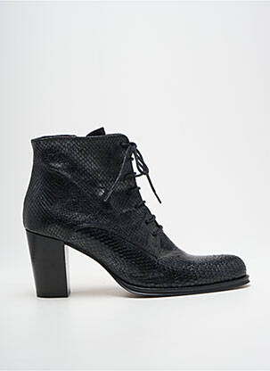 Bottines/boots tissage satiné talon de 7 à 9cm noir MURATTI femme