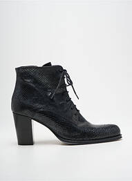 Bottines/boots tissage satiné talon de 7 à 9cm noir MURATTI femme