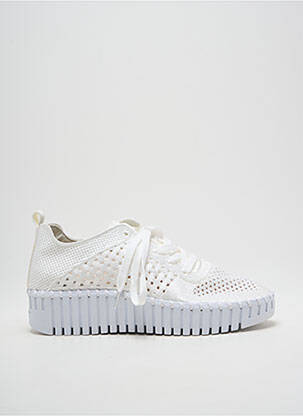 Baskets semelle amovible talon de 4 à 6cm blanc ILSE JACOBSEN femme
