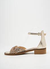 Sandales/Nu pieds or MYMA pour femme seconde vue
