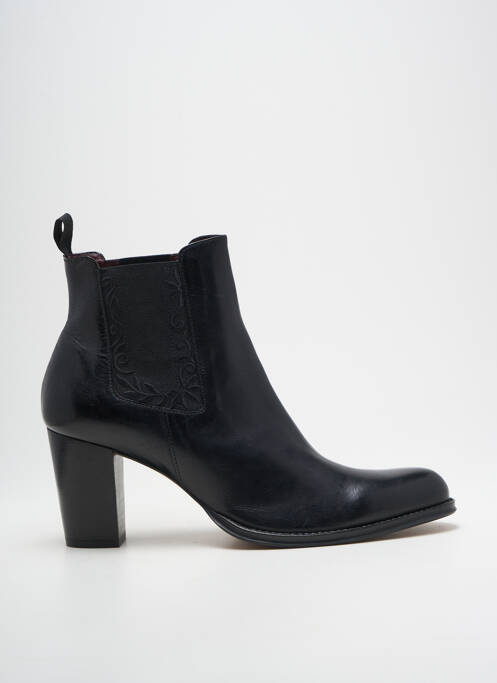 Bottines/boots matière lisse talon de 7 à 9cm noir MURATTI femme