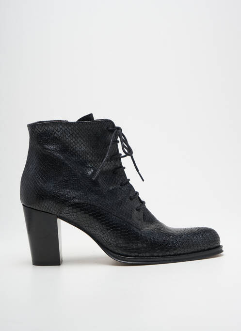 Bottines/boots fermeture zip et lacets talon de 7 à 9cm noir MURATTI femme