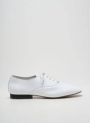 Derbies matière lisse talon plat jusqu'à 3cm blanc JB MARTIN femme