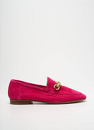 Mocassins nubuck talon plat jusqu'à 3cm rose JB MARTIN femme