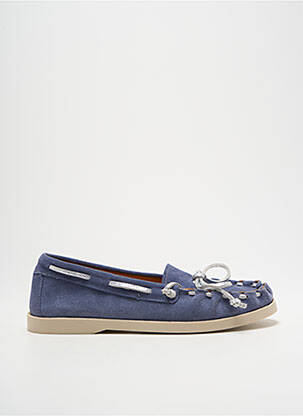 Chaussures bâteau bout rond talon plat jusqu'à 3cm bleu MINKA DESIGN femme