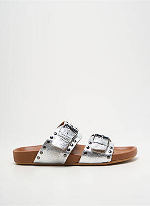 Mules/Sabots argent ALIWELL pour femme