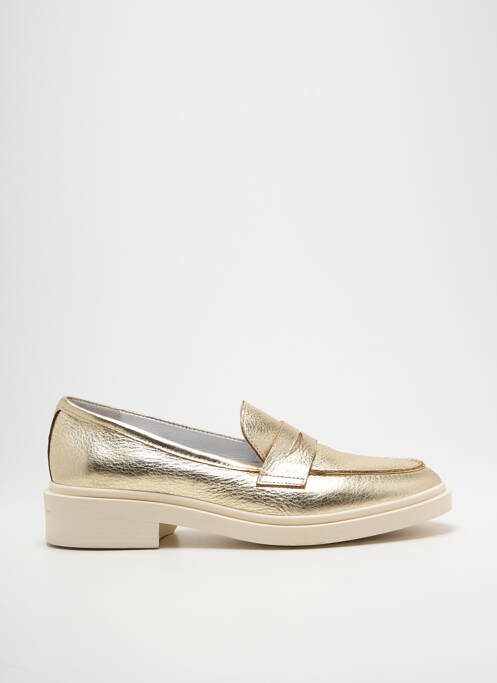 Mocassins matière lisse talon de 4 à 6cm or MYMA femme