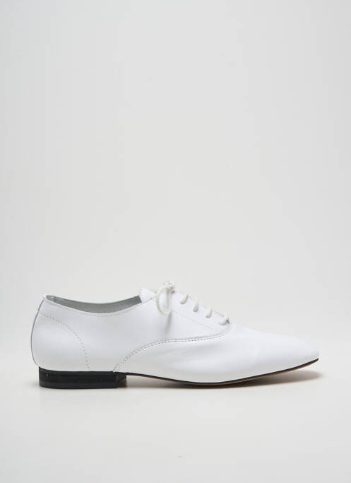 Derbies matière lisse talon plat jusqu'à 3cm blanc JB MARTIN femme